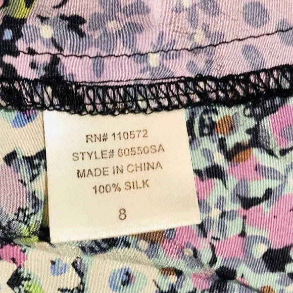 TWELFTH Street by Cynthia Vincent Silk Dress 8 - Picture 7 of 7